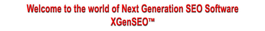 Welcome to XGenSEO